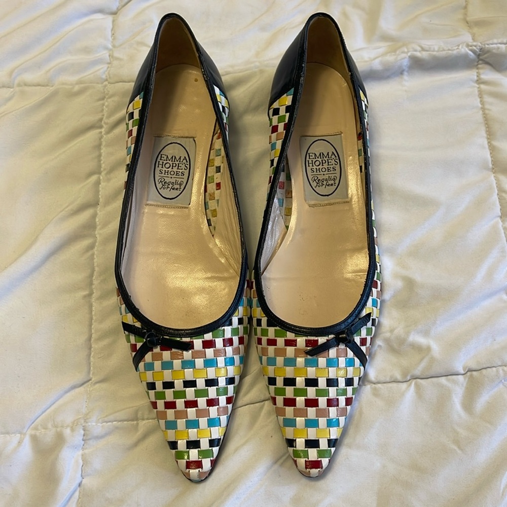 Emma Hope’s Shoes kitten heel - so different and cute! They fit like a 9-9.5.
